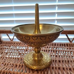 Pottery Barn Teen Gold Metal Jewlrey Holder Catch All